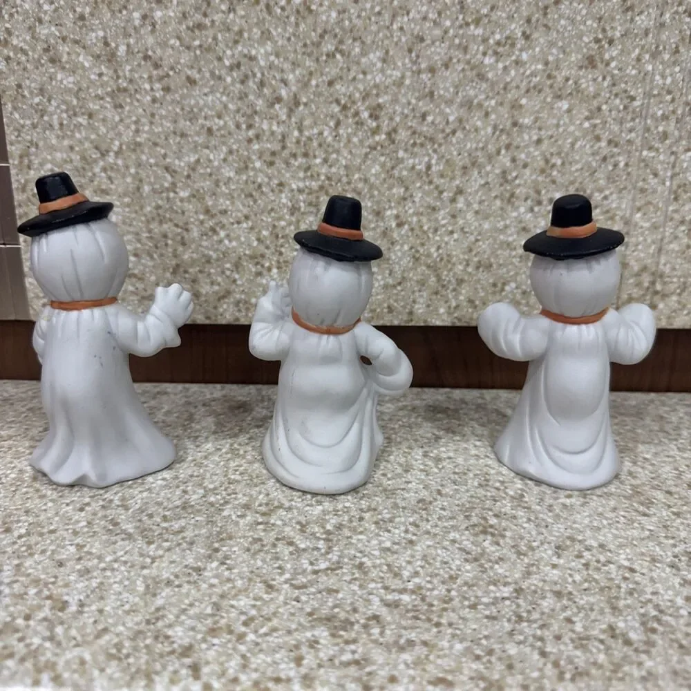 VTG Halloween Set 3 Hand Painted  4